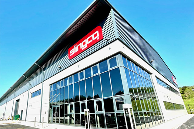 Slingco's purpose-built manufacturing facility in Rawtenstall, Lancashire